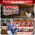 thumbnail image 6 of 2025 New Metal Chicken Nesting Boxes, Heavy-Duty Galvanized Steel Egg Laying Box with 6,8,10 Compartments, Rustproof, Easy to Install & Clean, Wall-Mountable Design for Poultry Coops, 6 of 6