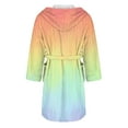 thumbnail image 5 of Jindong Robes en Peluche pour Femmes Robe de Nuit Décontractée et Confortable en Flanelle à Manches Longues Imprimée Colorée pour Femmes, 5 of 5