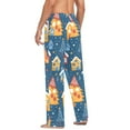 thumbnail image 6 of Christmas Tree and House Men's Pajama Pants Cotton Long Sleepwear Lounge Pants S, 6 of 7