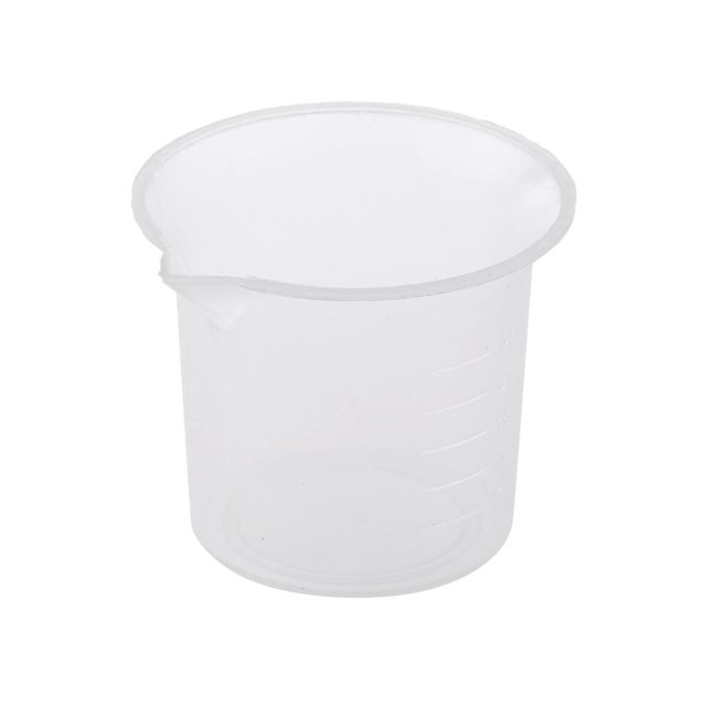 Laboratorio de Plástico shamjiam 25 Ml Paquete de 5 Tazas de Precipitados taza medidora