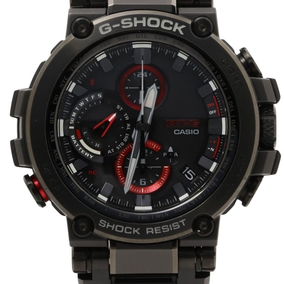 Pre-Owned CASIO GSHOCK MTGB1000 Series MTGB1000B1AJF Black Stainless Steel Men's Analog Watch