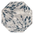 thumbnail image 2 of Unique Loom Sumter Collection Area Rug - Rhett (6' 1" Octagon Gray/Navy Blue), 2 of 6