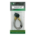 thumbnail image 2 of Marshall Excelsior MER425SS-15P2 Thermo Pigtail, 1/4" Inverted Flare X QCC with Braided Stainless Steel Hose - 15", Pack of 2, 2 of 3