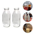 thumbnail image 3 of EASTIN Milk Glass Bottles Wholesale Bottle Jug Vintage Lids Container Jars Jar Small 1000Ml Drinking Reusable, 3 of 6