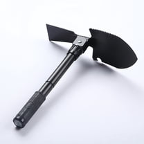 6-in-1 Multifunctional Folding Survival Shovel - Camping Tool with Ergonomic Anti-Slip Rubber Handle, Portable Folding Design for Outdoor Emergency, Garden, Climbing(entrenching tool)