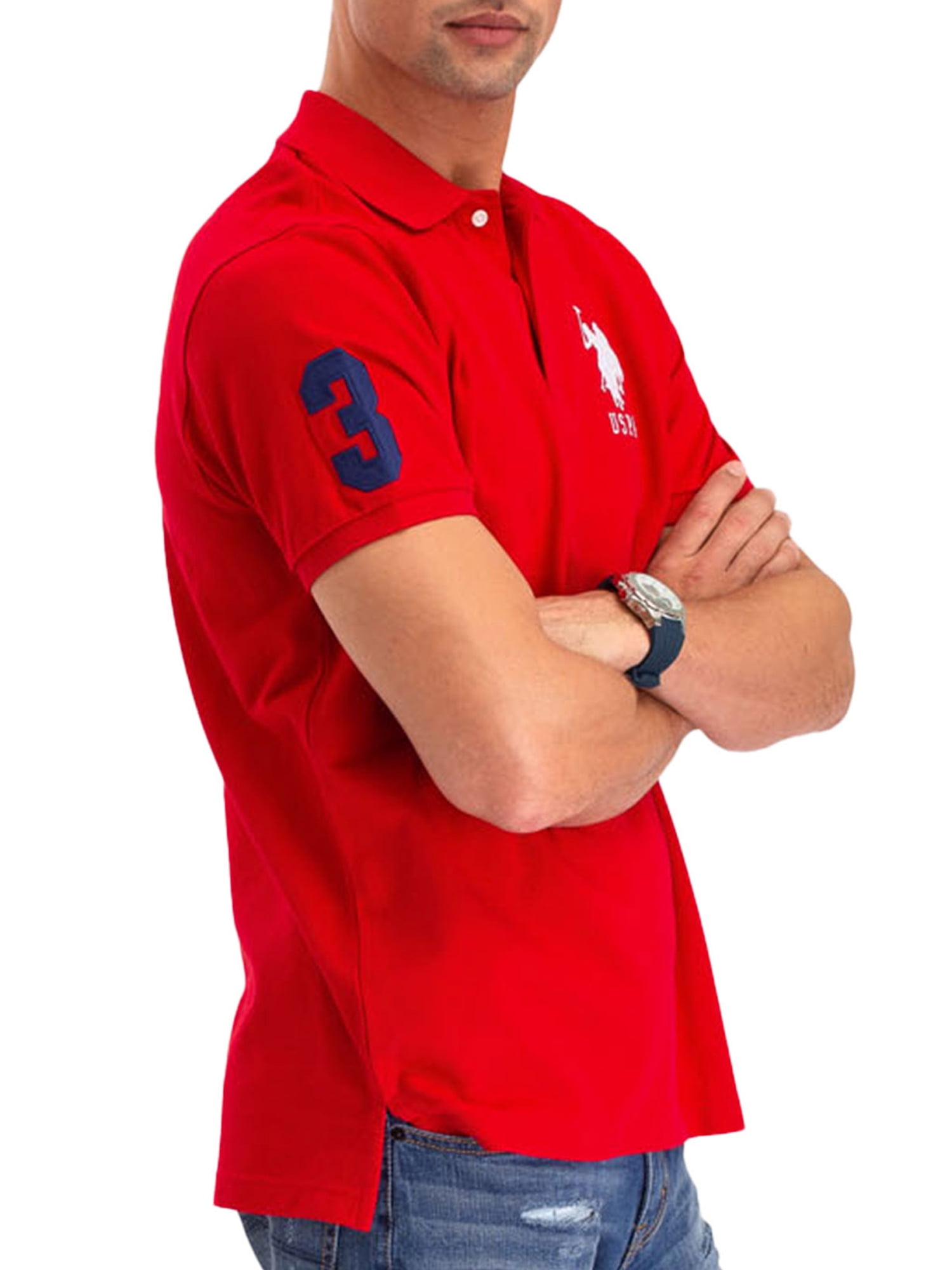 U.s. Polo Assn. Mens Pique Polo T-Shirt