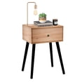 thumbnail image 1 of Buro para Recamara Mesa de Noche Moderno Minimalista beige, 1 of 7