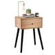 thumbnail image 1 of Buro para Recamara Mesa de Noche Moderno Minimalista beige, 1 of 7
