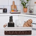 thumbnail image 1 of YAOMOBB Modern Storage Basket Modern Rustic Desktop Storage Basket Handmade Wooden Organizer 2Pcs/Set, 1 of 7