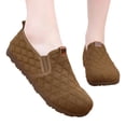 thumbnail image 2 of YOUYEDIAN Loafers for Women Fashion Round Toe Block Design Slip On Versatile Comfy Flats Casual Outdoor Walking Shoes, 2 of 5
