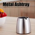 thumbnail image 4 of Stainless Steel Ashtray Windproof Smoking Cone Cigarette Accessory, 4 of 4
