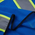 thumbnail image 6 of 3C Products Non-ANSI/ISEA 107-2015 Class 2 Royal Blue Ultra Soft Mesh Surveyor Safety Vest w/ Multi-Pockets, Mic Tabs and Pen Holder - SV2510-XL, 6 of 8