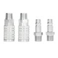 thumbnail image 2 of Pneumatic Fittings Kit, Standard Design 1/2in NPT Air Coupler High   for Machine, 2 of 7