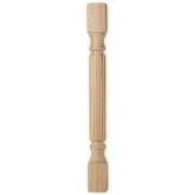 BingLTD - 35 1/2 In x 3 1/2 In Unfinished Maple Hardwood Post - 1 PC (K3535F-MA)