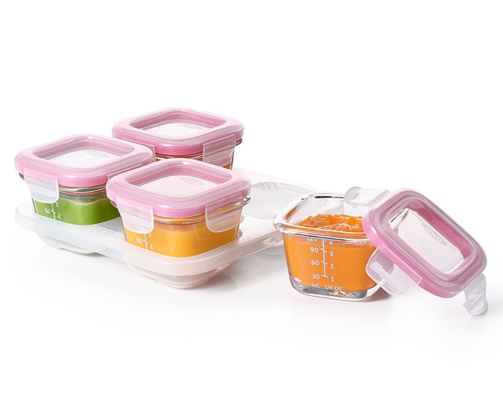 OXO Tot Baby Glass Food Storage Blocks - 8pc