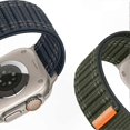 thumbnail image 4 of 22mm Titanium Nylon Loop Band for 47mm GPS Smartwatches - Durable Wrist Strap Replacement, 4 of 5
