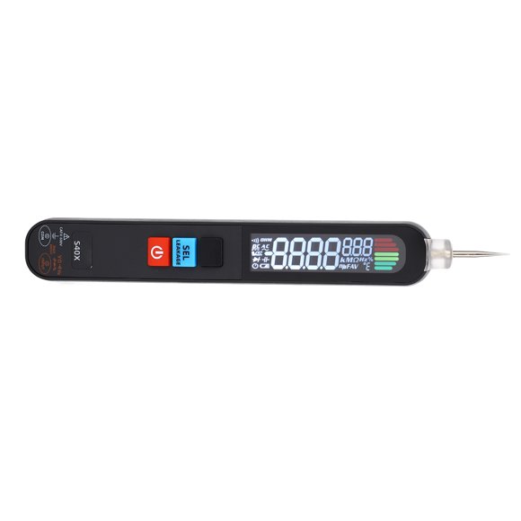 Voltage Current Resistance Tester Pen, Compact 6000 Counts High Accuracy Pen Type Digital Multimeter Wide Application Multifunctional for Construction Sites