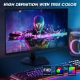 thumbnail image 5 of KOORUI 27" Gaming Monitor, FHD 1080p, 240Hz, FreeSync, HDMI/DP, Frameless, Wall-Mountable, Black, GN02, 5 of 6