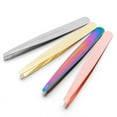thumbnail image 2 of FACEGA 3Pcs Tweezers,Fish Scale Grip Tweezers for Women,Built to Last with Stainless Steel Tweezers for Men,Gold, 2 of 3