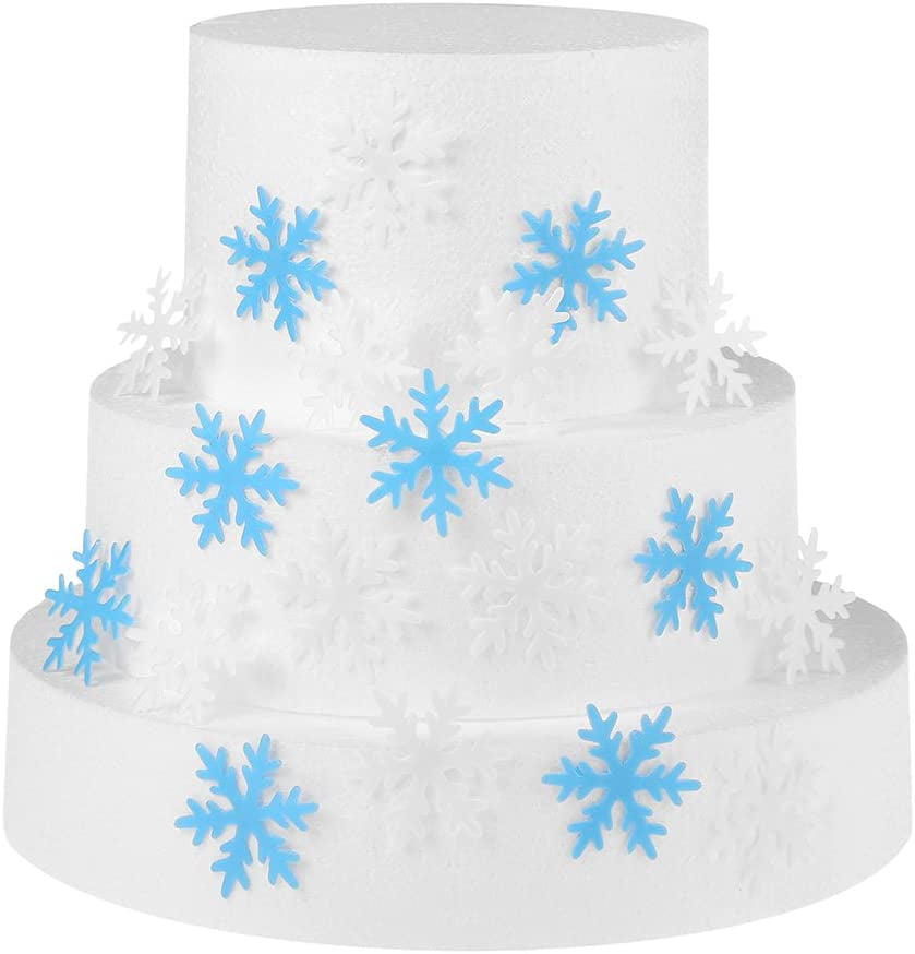 Set of 48 Edible Snowflakes Cupcake and Cake Toppers Christmas Winter