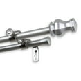 thumbnail image 3 of 5/8" Dia Adjustable 84"-120" double curtain rod with Lizzie Finials - Satin Nickel,(5713-845D), 3 of 3