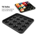 thumbnail image 3 of Billiard Ball Tray, Convenient Organization 16 Holes Billiard Ball Storage Tray  for Pool Table, 3 of 7