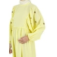 thumbnail image 4 of Yellow - Crew neck - Unlined - Modest Dress - Benin, 4 of 5