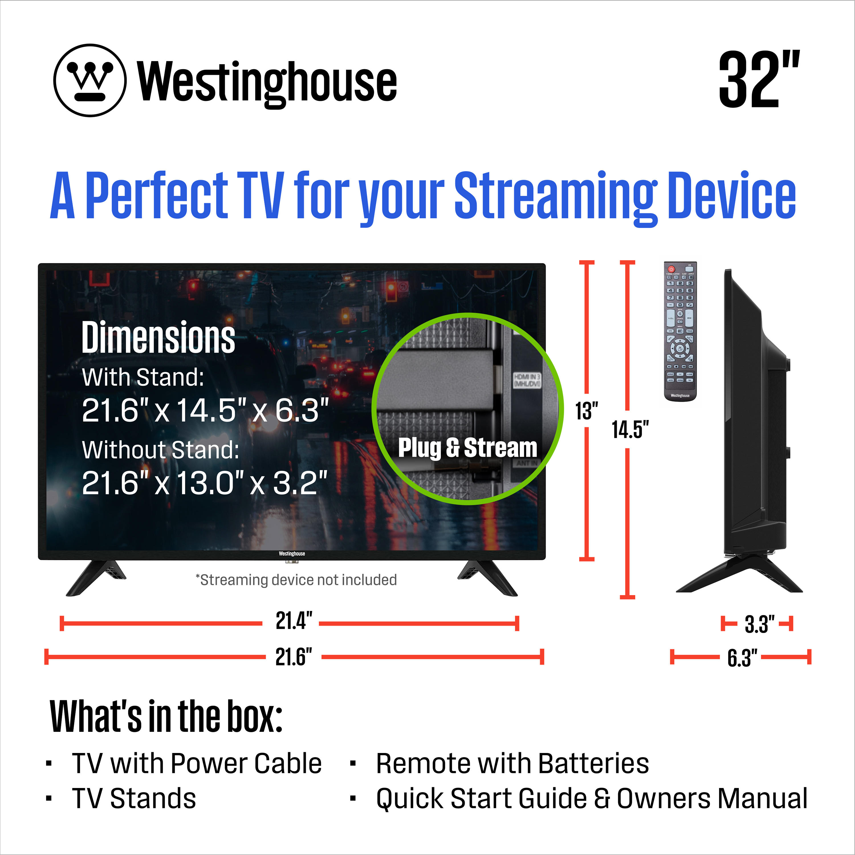 Westinghouse 32" 720p HD LED TV photo 4