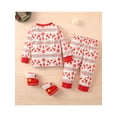 thumbnail image 3 of xiaxaixu Baby Christmas Long Sleeve + Trousers, Elk Snowflake Pattern, 3 of 8