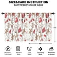 thumbnail image 2 of Blackout Kids Curtains,White Christmas Cookie Pattern Childrens Insulated Curtains Set Of 2,Bedroom Essentials,Toddler Room Decor 52"x63", 2 of 5