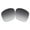 Grey Gradient Polarized, variant on Vonxyz Stealth Black Polarized Lenses Replacement for Electric Knoxville XL Sunglass