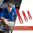 thumbnail image 3 of 3PCS Hose Clamp Pliers Set,Heat Resistant Hose Pinch off Pliers with Anti Slip Handle,Universal Automotive Tools for Fuel Line,Gas Line,Brake Line,Flexible Hose,Coolant Hose (Red) Blue Red, 3 of 5