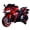 Red+Plastic+50-99 Lbs, variant on HMYG 12V Electric Motorcycle with Training Wheels and Lighting Wheels, Ages 3-6