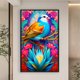 thumbnail image 1 of Cuadros Decorativos Pintura de diamante 5D DIY Kit de pájaro de taladro redondo completo artesanía de decoración del hogar (A7453) DQrwqpou embutido en tela, 1 of 7