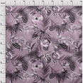 thumbnail image 4 of oneOone Silk Tabby Dusty Purple Fabric Floral Diy Clothing Quilting Fabric Print Fabric By Yard 42 Inch Wide, 4 of 6