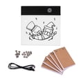 thumbnail image 1 of Kit De Libros De Flip De Almohadilla Con Mini LED Light Pad Hole Diseño De 3 Niveles 300 Hojas Animación Paper Flipbook Tornillos De Unión Para Dibujar Trazing Boceto, 1 of 7