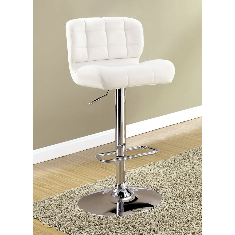 Furniture of America Lando Contemporary Adjustable Swivel Bar Stool