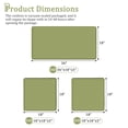 thumbnail image 2 of Snubbull 3 Pack Outdoor Replacement Cushions for 4-Seater Wicker Rattan Loveseat Sofa Chair Patio Furniture, 36 x 18 x 3,18 x 18 x 3, Light Green, 2 of 7