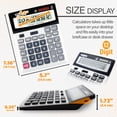 thumbnail image 2 of BAZIC Desktop Calculator 12-Digit Profit Calculation & Tax Functions, 1-Pack, 2 of 7