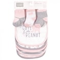 thumbnail image 2 of Hudson Baby Infant Girl Cotton Bib and Sock Set 8pk, Pink Elephant, 2 of 2
