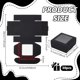 thumbnail image 2 of 30 cajas de regalo cuadradas de papel negro con ventana de PVC transparente para bodas, chocolates, galletas y otras pequeñas manualidades, 3,6 x 3,6 x 1,6 pulgadas., 2 of 9