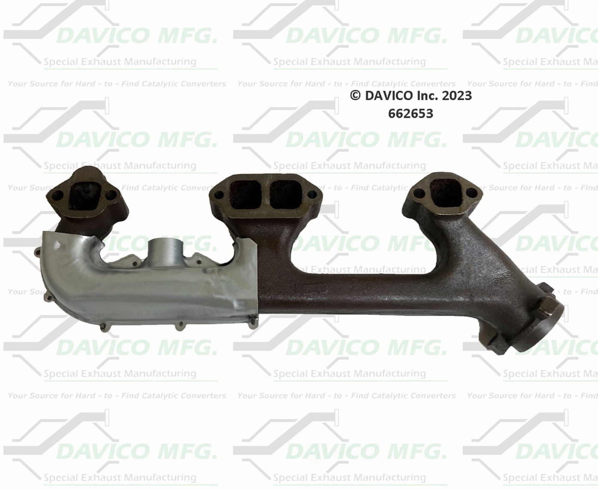 Davico Mfg 662653 Stand alone Exact-Fit exhaust manifold