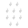 thumbnail image 2 of Sonducket Women Music Note Brooch Pin Rhinestone Overcoat Decorations Jewelry Breastpin Decor Alloy Suit for Dating Party Jewelries 10piezas, 2 of 6