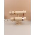 thumbnail image 3 of Double Layer Bracelet Display Stand In Black Velvet, 3 of 4