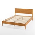 thumbnail image 1 of ZINUS Allen Mid Century Wood Platform Bed Frame / Brown / King, 1 of 8