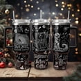 thumbnail image 3 of Nightmare Before Coffee Tumbler, Jack And Sally Engraved Tumbler 40oz, Custom Tumbler, Tim Burton Tumbler, Movie Christmas Tumbler, 3 of 3