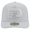 thumbnail image 2 of Men's New Era Gray Philadelphia Flyers Color Pack A-Frame 59FIFTY Fitted Hat, 2 of 6