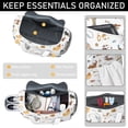 thumbnail image 4 of Women Men Gym Bag,Cartoon Dachshund Small Duffle Bag Spend the Night Bags for Women with Shoes Compartment Washbag,Detachable Shoulder Strap,19.7x8.3x11 Inches, 4 of 5