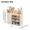 Cream white, variant on UFORU Makeup Organizer with Drawers for Vanity, 4-Slot Makeup Brush Holder with One-Touch Open, Cosmetic Storage Box for Dresser, Bathroom Countertop and Bedroom