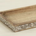 thumbnail image 5 of Cheung's Home Decorative Wood Tray with Carved Outer Edges, 5 of 7